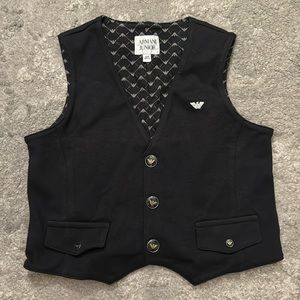 ARMANI JUNIOR BOYS VEST TODDLER 4A GOOD CONDITION